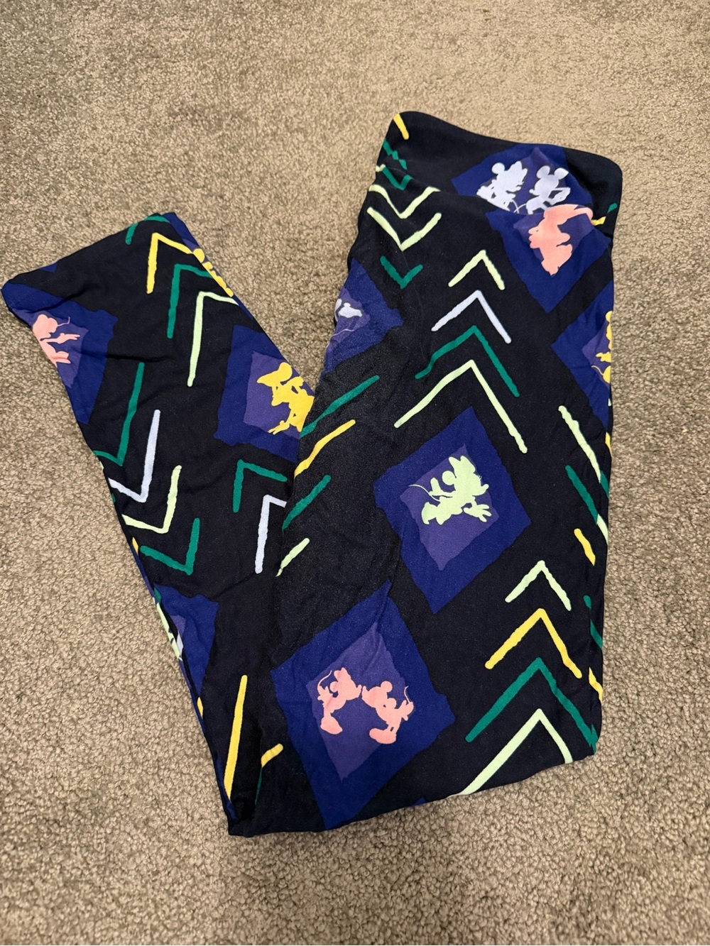 Mickey and Minnie Full Length Leggings